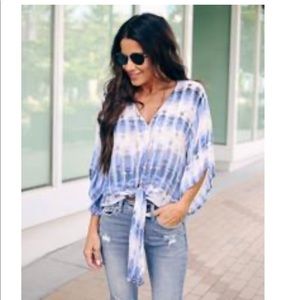 Vici Small Tie Front Top